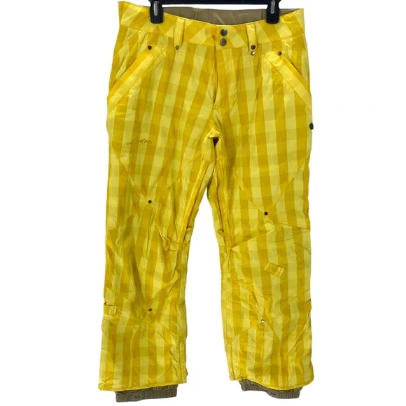 Burton Women’s Ski Snowboard Snow Pants Checkered Size Medium - Picture 15 of 15